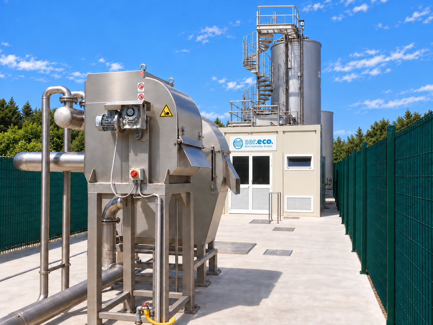 Impianto Sereco in fase di realizzazione